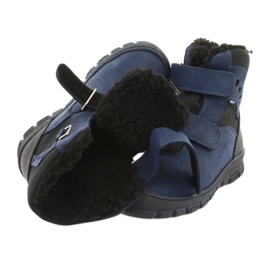 Boots boots à membrane Mazurek 1352 bleu marine le noir 4