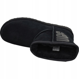 Ugg Classic Mini Logo en Caoutchouc W 1108231-BLK noir 2