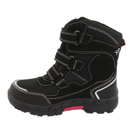 American Club Bottines noires avec membrane américaine HL23 le noir rouge 2