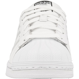 Chaussures Adidas Originals Superstar Jr AQ6278 blanc 2