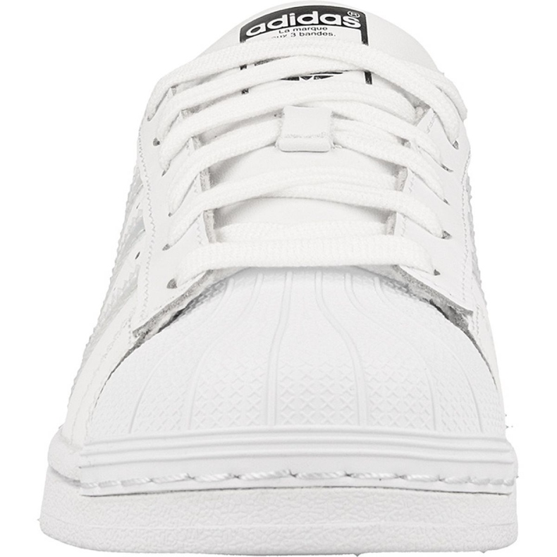Chaussures Adidas Originals Superstar Jr AQ6278 blanche 2 Chaussures Adidas Originals Superstar Jr AQ6278 blanche 2