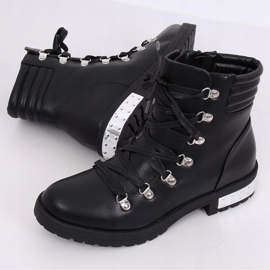 Bottines femme noires Y8182 Noir le noir 1