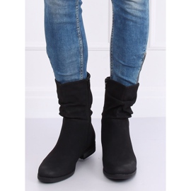 Bottes noires plates pour femmes 5139 Noir 1