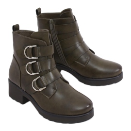 Bottes femme vertes BZ66010-KB Vert 1