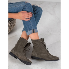Filippo Bottes en cuir classiques gris 3