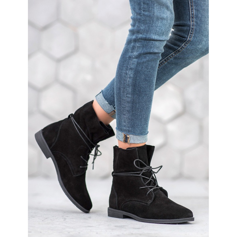 Filippo Bottes en cuir classiques noir 2