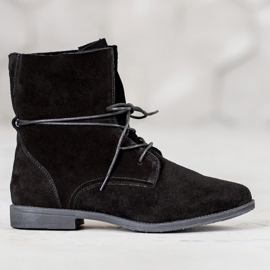 Filippo Bottes en cuir classiques noir 1
