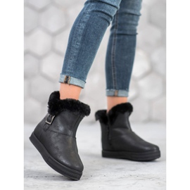 SHELOVET Bottines Avec Une Fermeture Éclair le noir 4
