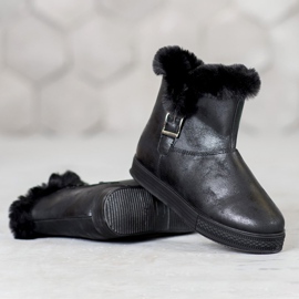 SHELOVET Bottines Avec Une Fermeture Éclair le noir 2