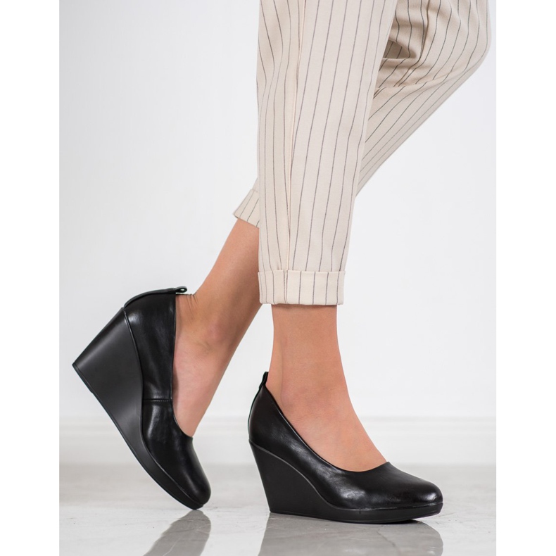 J. Star Escarpins noirs confortables le noir 1