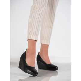 J. Star Escarpins noirs confortables le noir 2