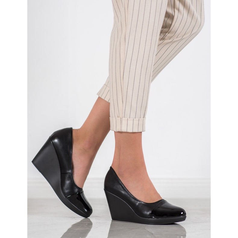 J. Star Pompes compensées noir 1
