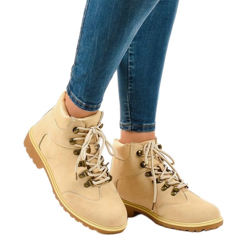 Chaussures de randonnée beiges sans isolation XDS1702 1