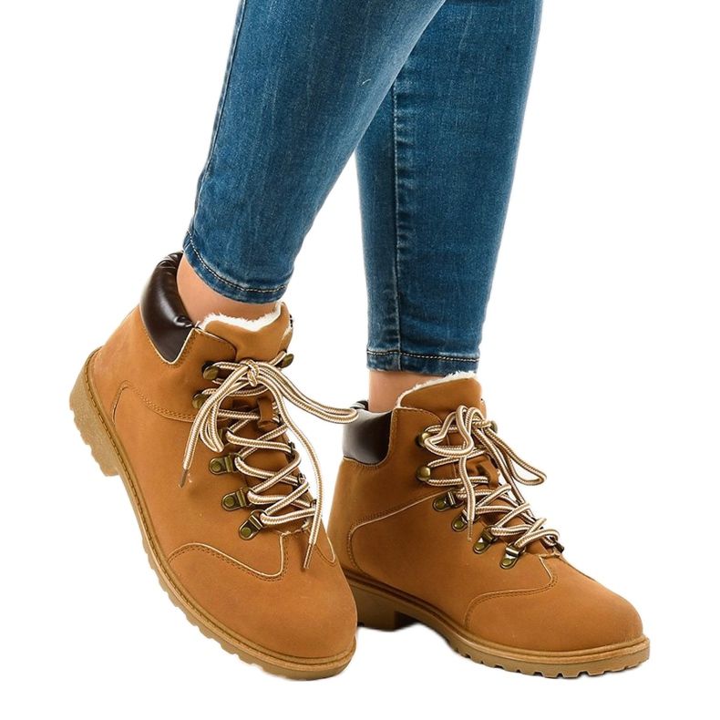 Bottes isolées camel DS1702 brun 1