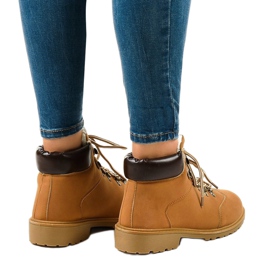 Bottes isolées camel DS1702 brun 3