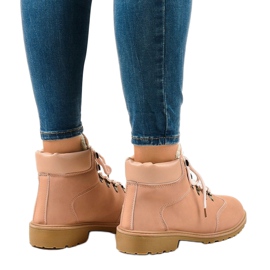 Bottes isolées roses DS1702 2