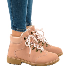 Bottes isolées roses DS1702 3