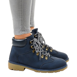 Bottes isolées bleu foncé DS1702 bleu marin 2