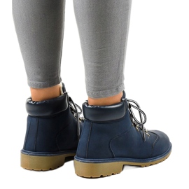 Bottes isolées bleu foncé DS1702 bleu marin 3