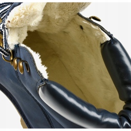 Bottes isolées bleu foncé DS1702 bleu marin 4