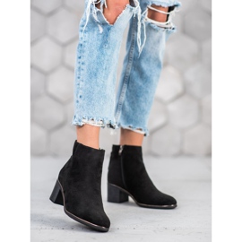 Goodin Bottines en daim noir 2