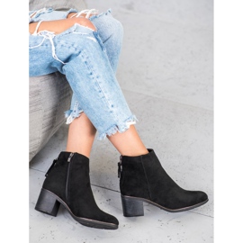 Goodin Bottines en daim noir le noir 3
