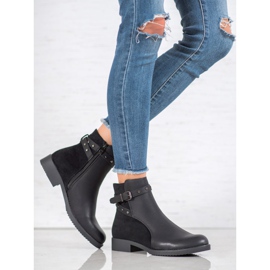 J. Star Bottes noires chaudes le noir 1