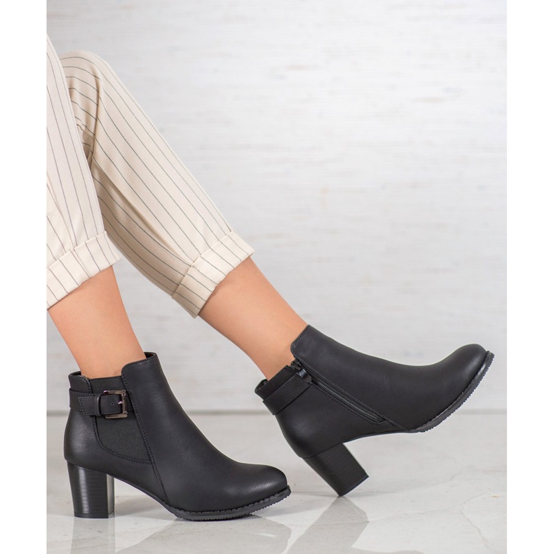J. Star Bottes élégantes pour femmes noir 1