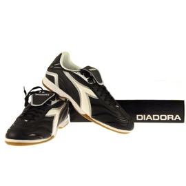 Chaussures de sport en salle Diadora 157312 noir blanche le noir 4