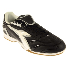 Chaussures de sport en salle Diadora 157312 noir blanche le noir 1