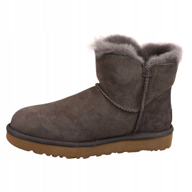 Ugg Mini Bailey Button Ii W 1016422-MOLE chaussures brun 1