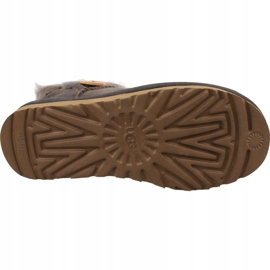 Ugg Mini Bailey Button Ii W 1016422-MOLE chaussures brun 3