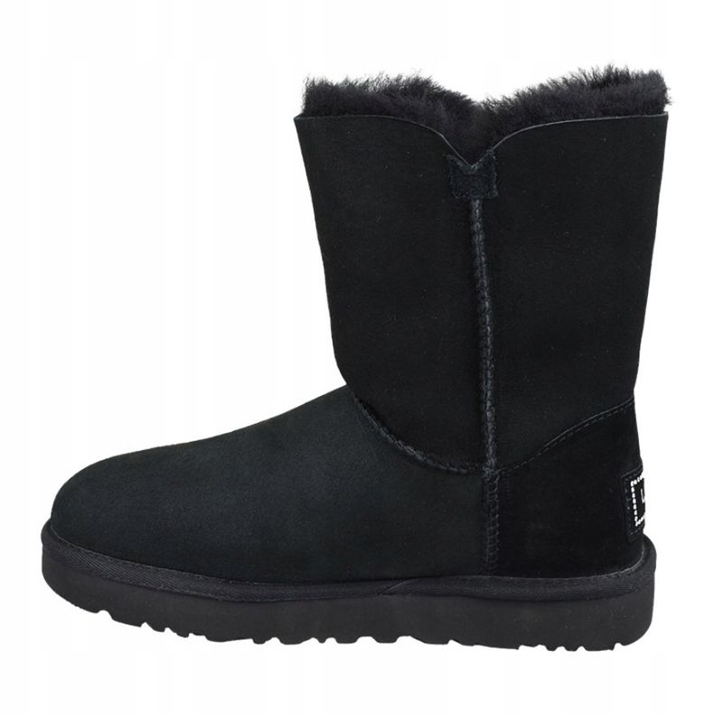 Bottes Ugg Bailey Button Bling W 1016553-BLK le noir 1