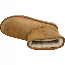 Chaussures Ugg Classic Mini Ugg Rubber Logo W 1108231-CHE brun 2