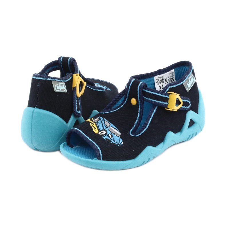 Chaussures enfant Befado 217P100 bleu marine bleu 4