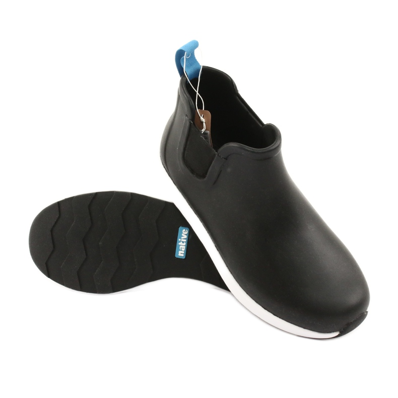 Native Ap Rain Jiffy Coquille Noire Caoutchouc Jiffy Blanc 3