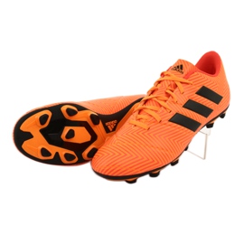 Chaussures de football Adidas Nemeziz 18.4 FxG M DA9594 orange 4