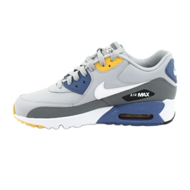 Nike Air Max 90 Ltr Gs Jr 833412-026 blanche bleu gris 2 Nike Air Max 90 Ltr Gs Jr 833412-026 blanche bleu gris 2
