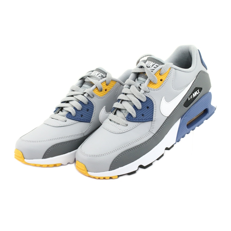 Nike Air Max 90 Ltr Gs Jr 833412-026 blanche bleu gris 3 Nike Air Max 90 Ltr Gs Jr 833412-026 blanche bleu gris 3
