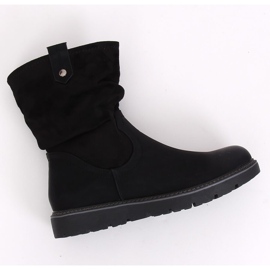 Bottines noires à semelles épaisses BM-9062 Noir le noir 3