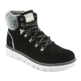 Bottes d'hiver à lacets MCKEY 1072 le noir gris 1