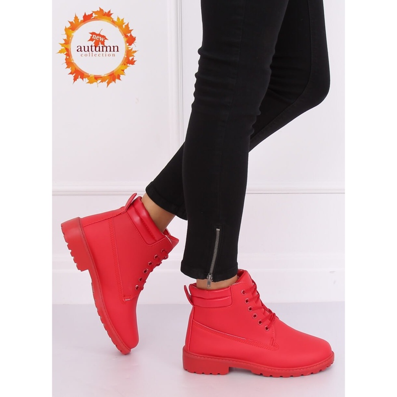 Timberki Femme rouge W-3033 Rouge II Espèce 1