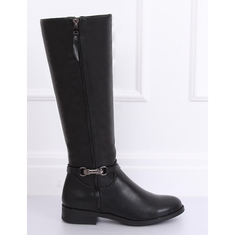 Bottes cavalières femme noires SP37 Noir 2