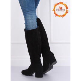 Talons hauts noirs noirs YQ218P Black II le noir 1