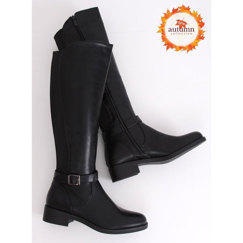 Bottes noires pour femmes G-7602 Noir le noir 1 Bottes noires pour femmes G-7602 Noir le noir 1