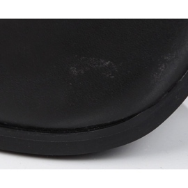 Bottes noires avec découpe noire RB38P qualité II II noire le noir 6