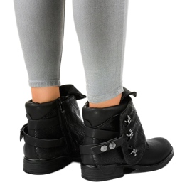 Bottes isolées noires A-203 brun 2