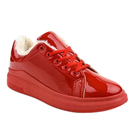 Baskets isolées rouges TL140-3 1