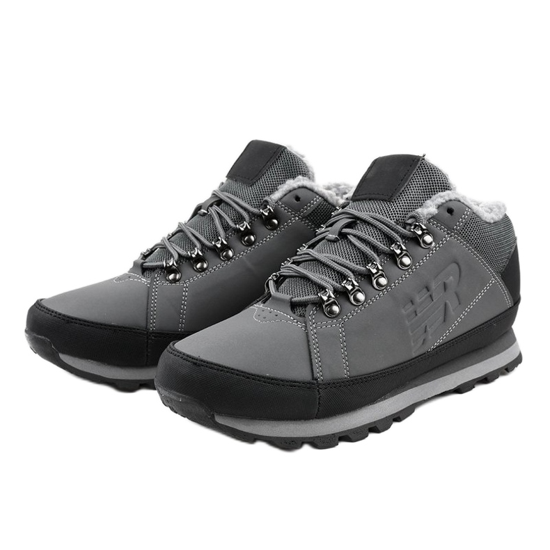 Bottes de neige isolées grises 9WH917 noir 2