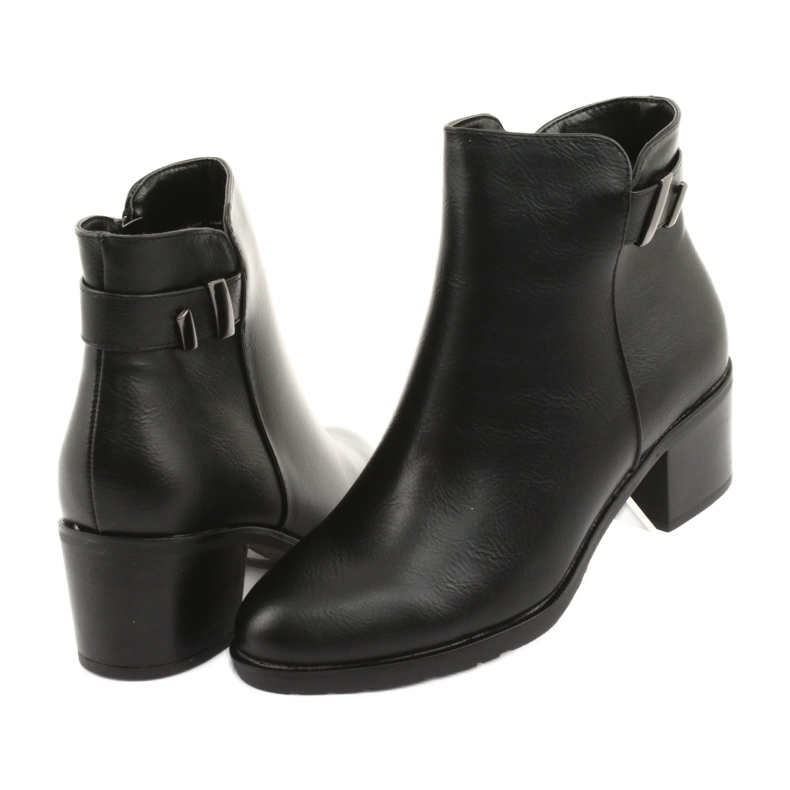 M.Daszyński Bottes zippées isolées Daszyński SA153 noires 4